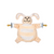 Cream Bunny / NOT REQUIRED - my pacifier has a ring ie: BIBS