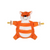 Orange Fox / NOT REQUIRED - my pacifier has a ring ie: BIBS