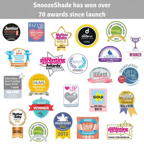 SnoozeShade - Original Pram Blackout Cover