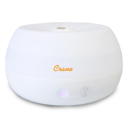 Crane - Ultrasonic Personal Humidifier and Aroma Diffuser - White