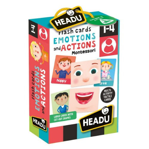 Headu - Montessori Emotions &amp; Actions Flashcards