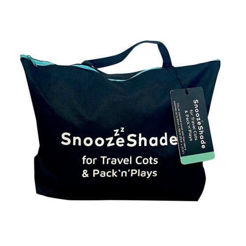 SnoozeShade Air-Permeable Travel Cot Blackout Cover