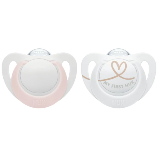 NUK Star Silicone Soother Twin Pack