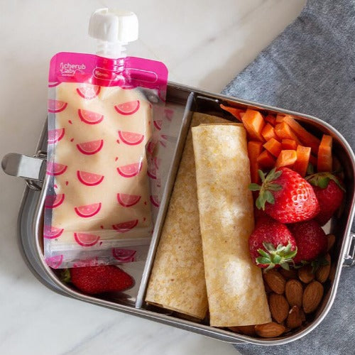 Reusable food sales pouches nz