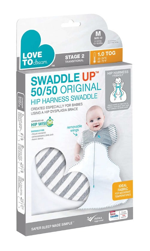 Love to Dream - SWADDLE UP™ Transition Hip Harness Grey