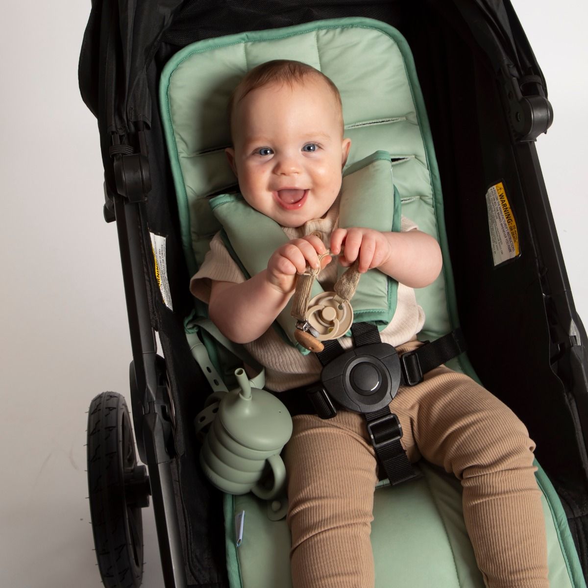 Sage ice cool pram liner new cooling technology to keep child cool in summer and hot days.