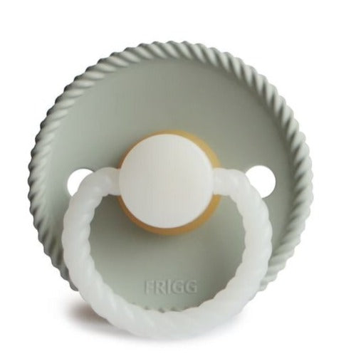 Frigg - Rope Night - Natural Rubber Pacifier Twin Pack