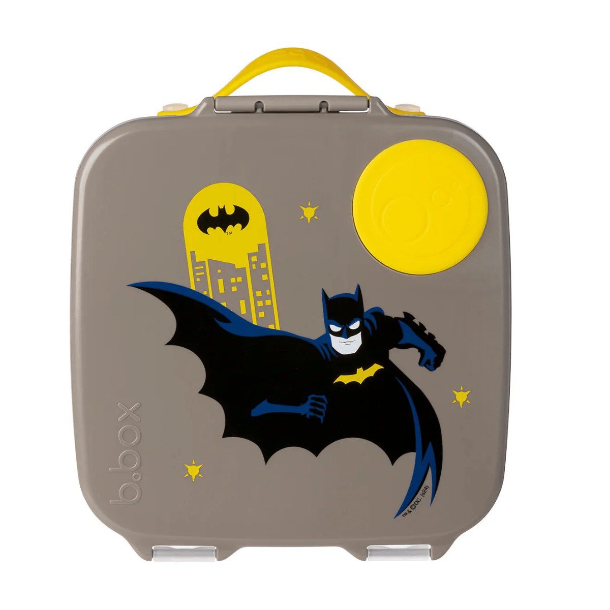 Batman Lunchbox in grey and yellow 