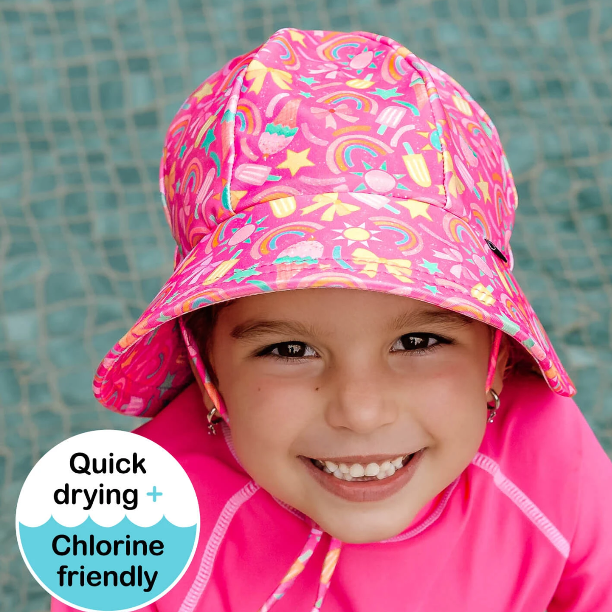 Bedhead - Kids Swim Bucket Beach Hat (2-13Y)