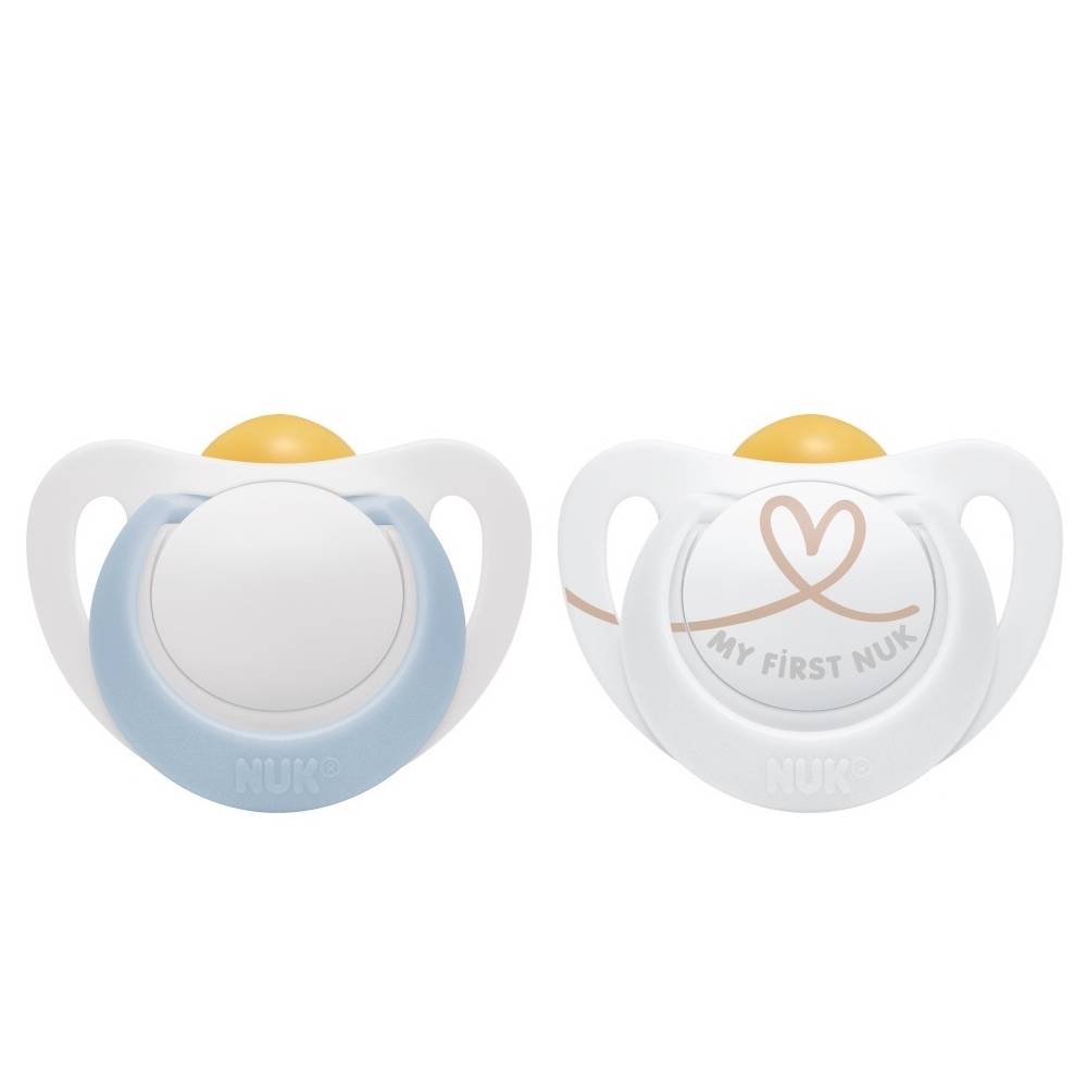 NUK Star Latex Soother Twin Pack