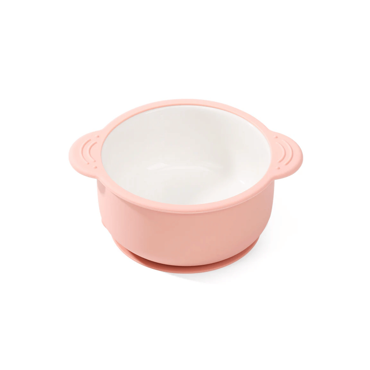 Ceramic bowl with suction base