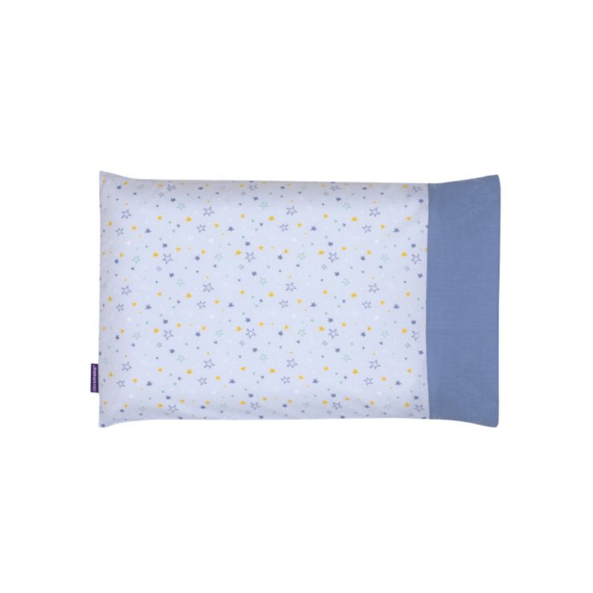 Children's pillowcase with star pattern on a white background