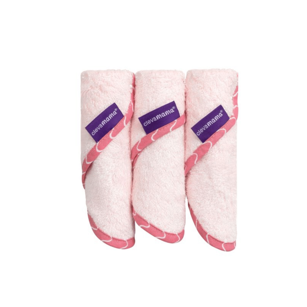 A set of beautifully soft hyperallergenic bamboo washcloths - 3 pack 