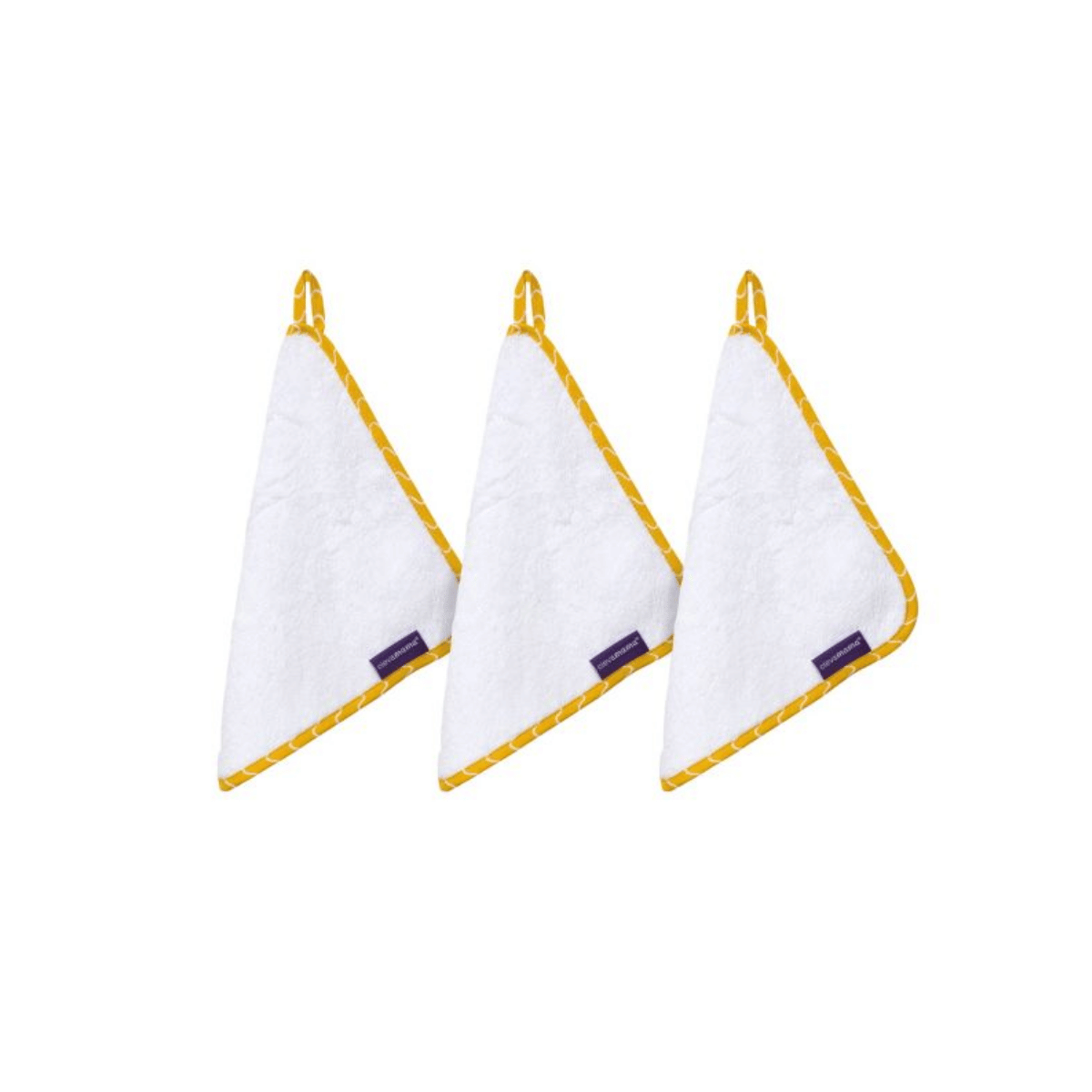 A set of beautifully soft hyperallergenic bamboo washcloths - 3 pack 