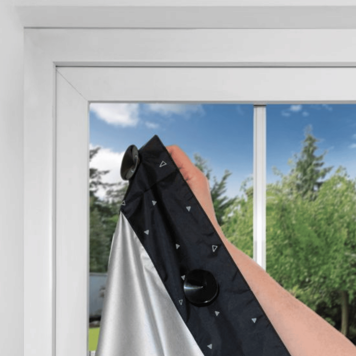 Blackout blind designed to block out light 
