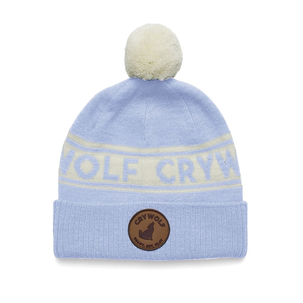 A periwinkle coloured beanie by Crywolf made to fit kids under 5. Perfect for autumn and winter days and made with a Polylana® recyclable fibre