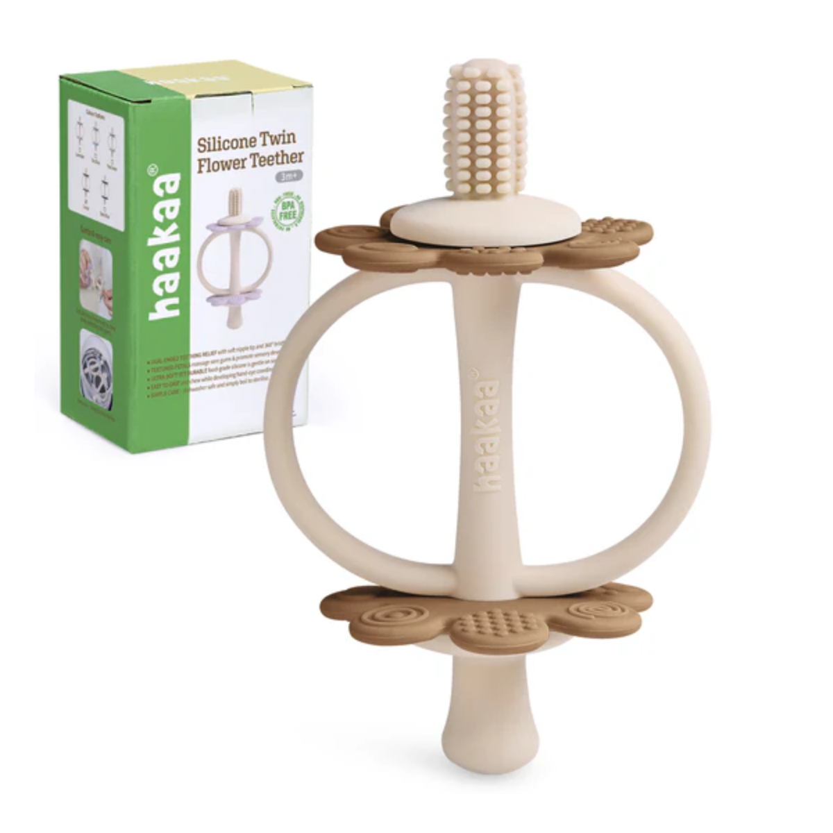Haakaa - Silicone Twin Flower Teether