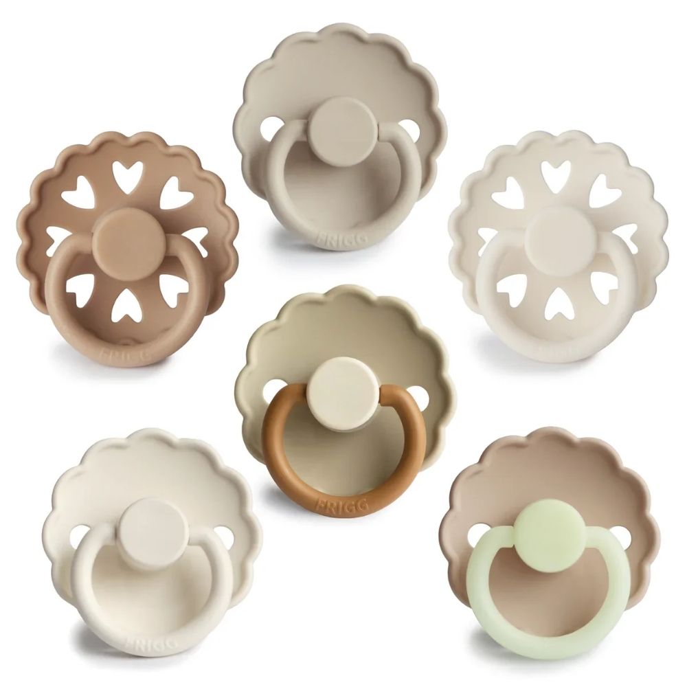 Frigg - 6 Pack Latex Pacifiers