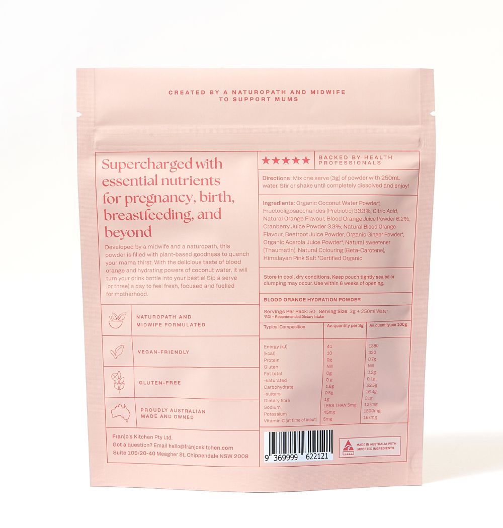 Franjos Kitchen - Blood Orange Hydration Powder