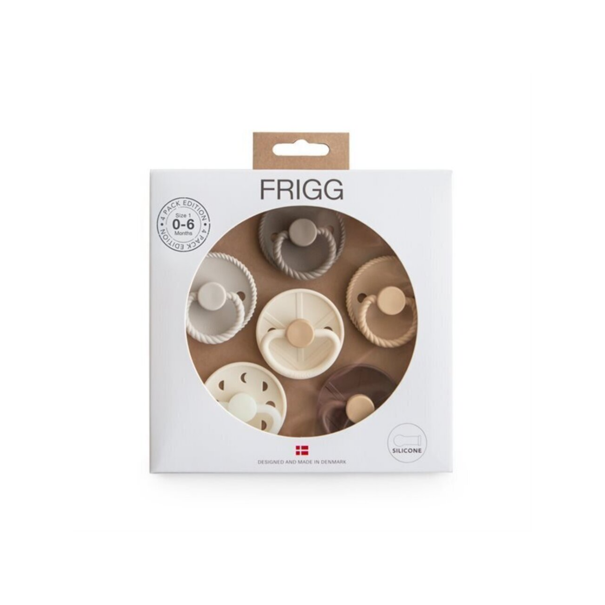 Frigg - 6 Pack Silicone Pacifiers