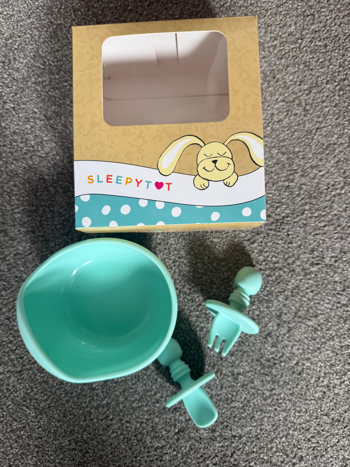 Sleepytot - Suction Bowl & Baby Cutlery Set