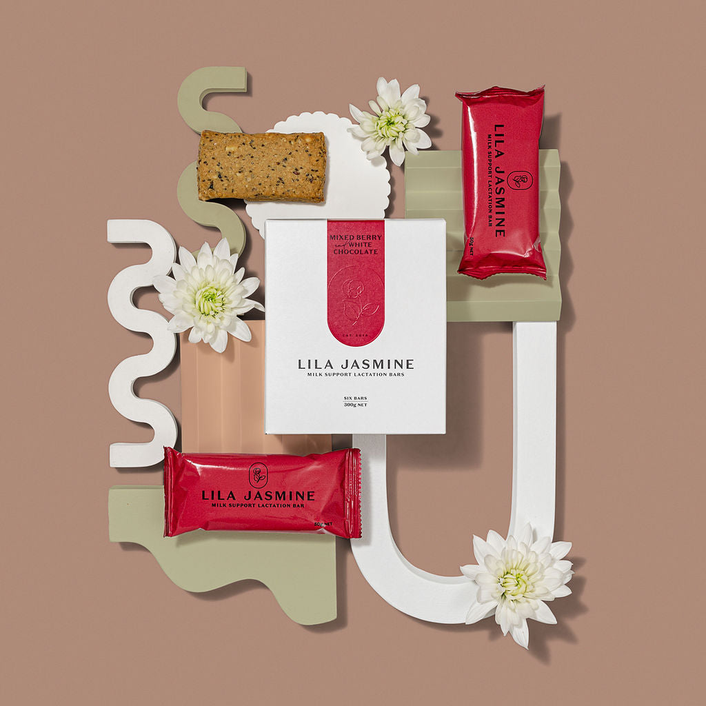 Lila Jasmine - Lactation Bars - Berry & White Chocolate
