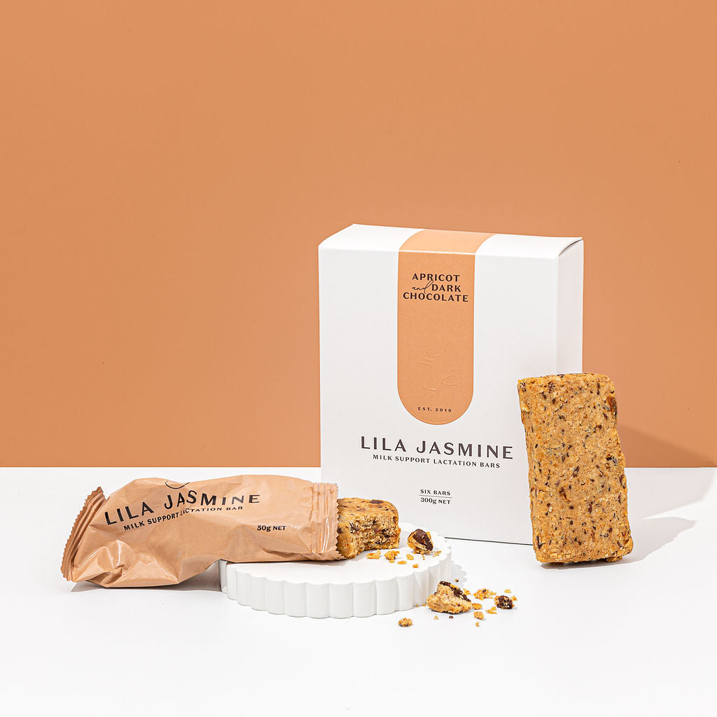 Lila Jasmine - Lactation Bars - Apricot & Chocolate