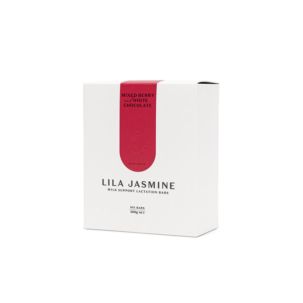 Lila Jasmine - Lactation Bars - Berry & White Chocolate
