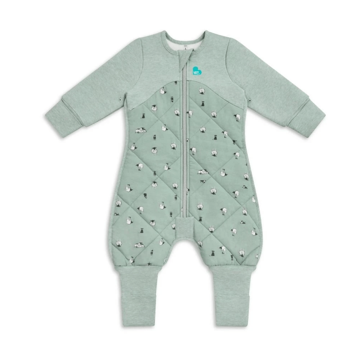 The Premium Love To Dream Sleep Suit™ 2.5 TOG is made with Cotton and Australian Merino Wool. It is an “all-in-one”, versatile sleep solution that eliminates the need for loose blankets in the cot/crib, ensuring a more comfortable sleep, all night long.