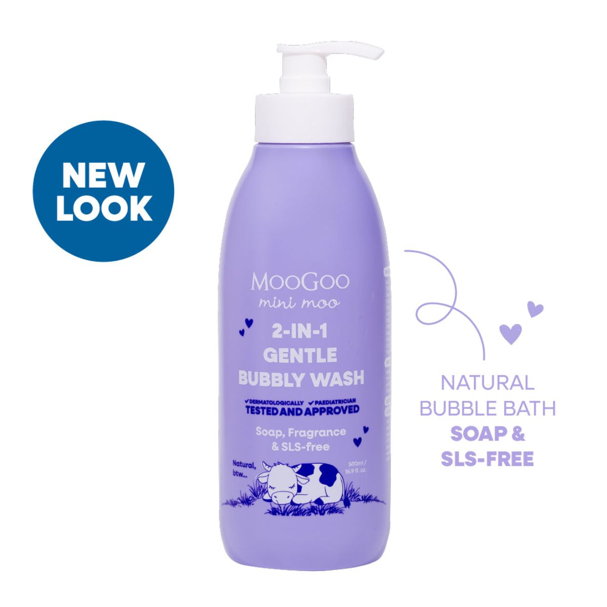 MooGoo - 2-in-1 Natural Bubbly Wash
