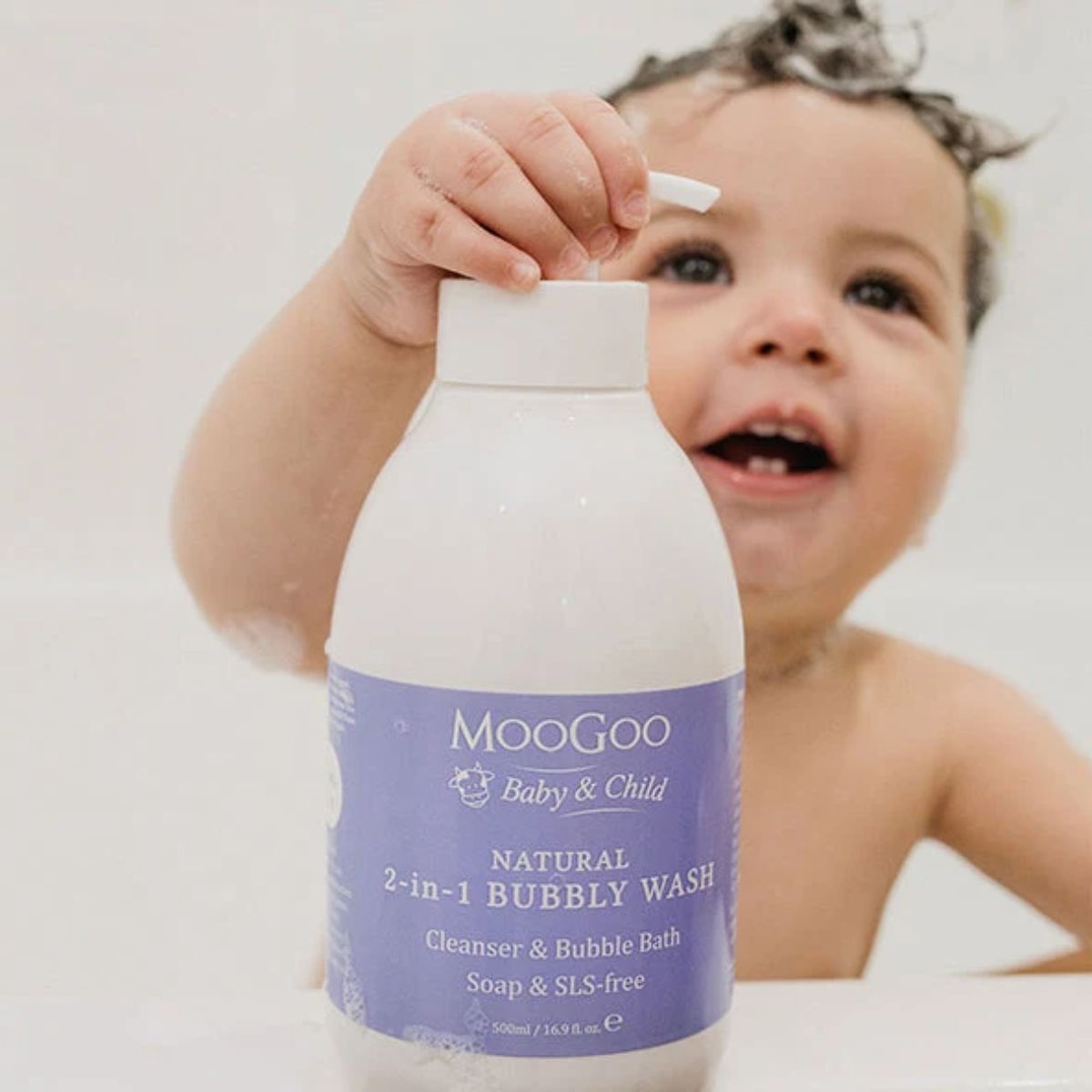 MooGoo - 2-in-1 Natural Bubbly Wash