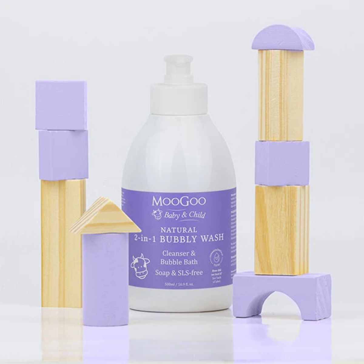 MooGoo - 2-in-1 Natural Bubbly Wash