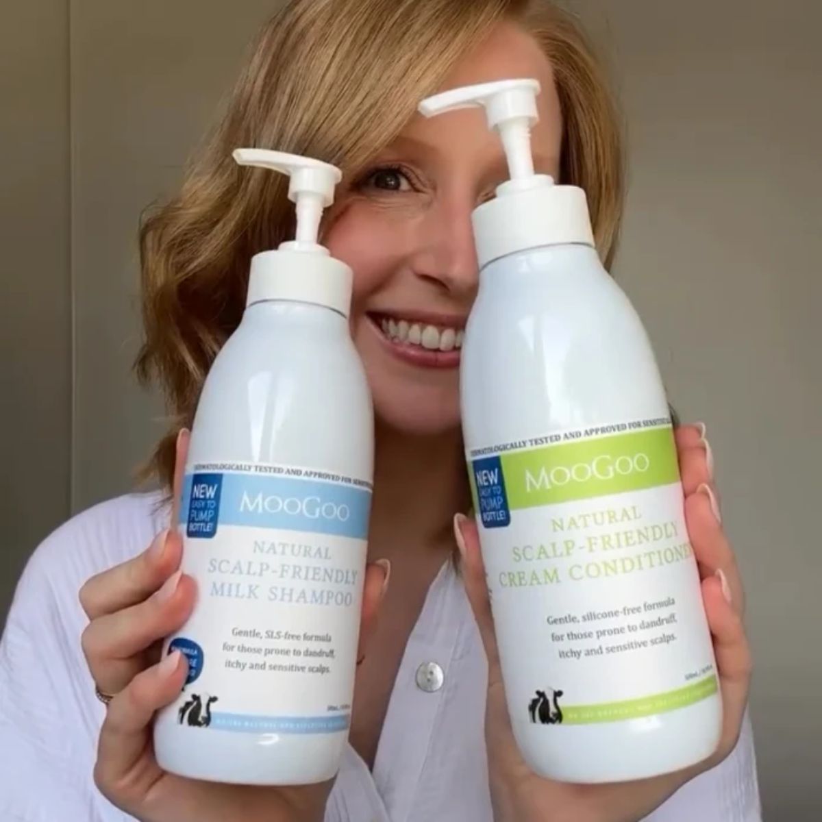 MooGoo - Natural Sensitive Scalp Cream Conditioner 500ml