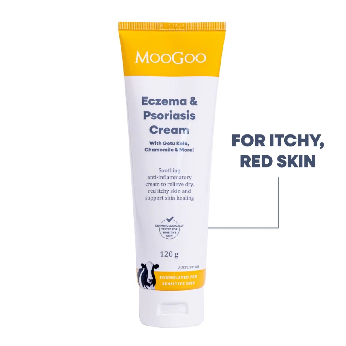 MooGoo - Eczema & Psoriasis Cream with Gotu Kola, Chamomile & More
