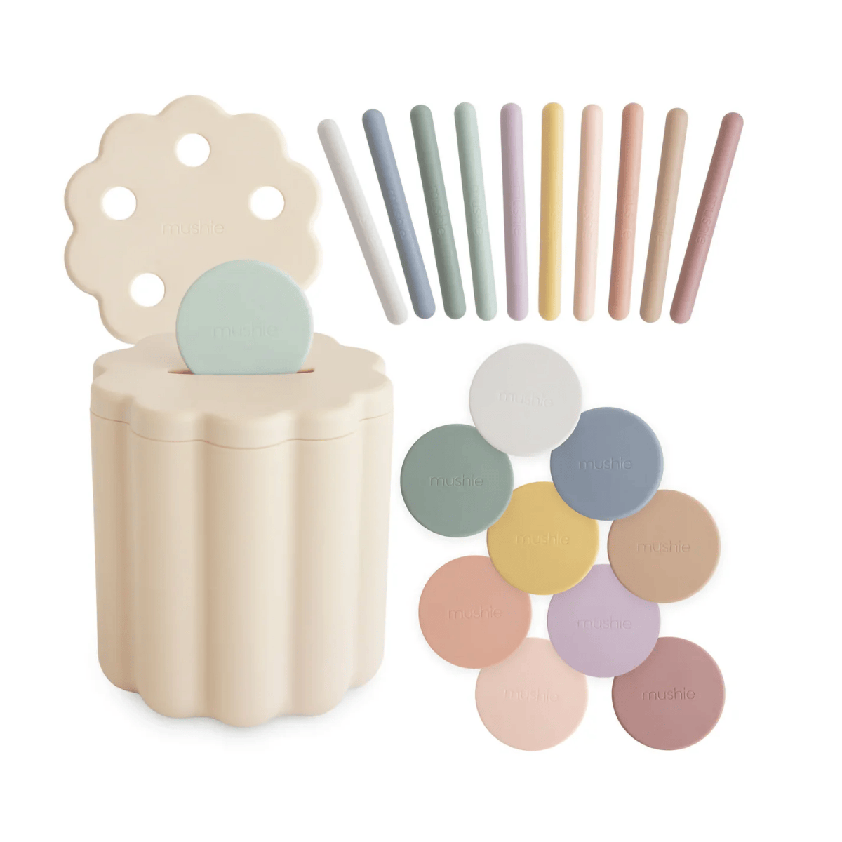 Mushie - Coin & Tube Sorting Set