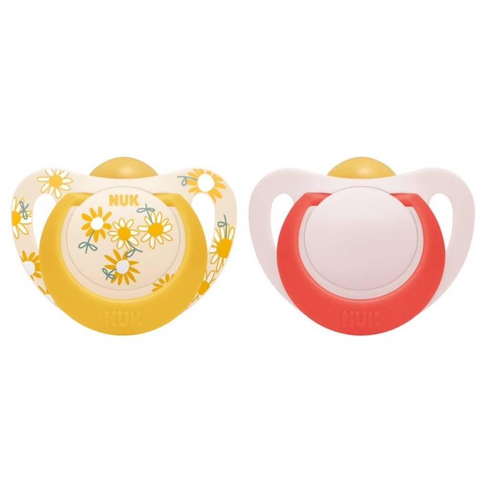 NUK Star Latex Soother Twin Pack