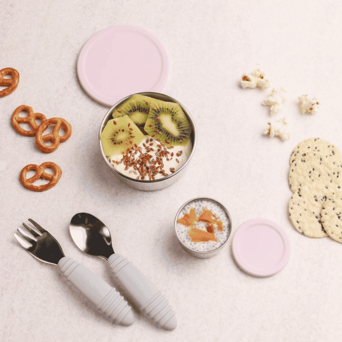 Nestling -  Stainless Steel Lunchbox Dipper Set