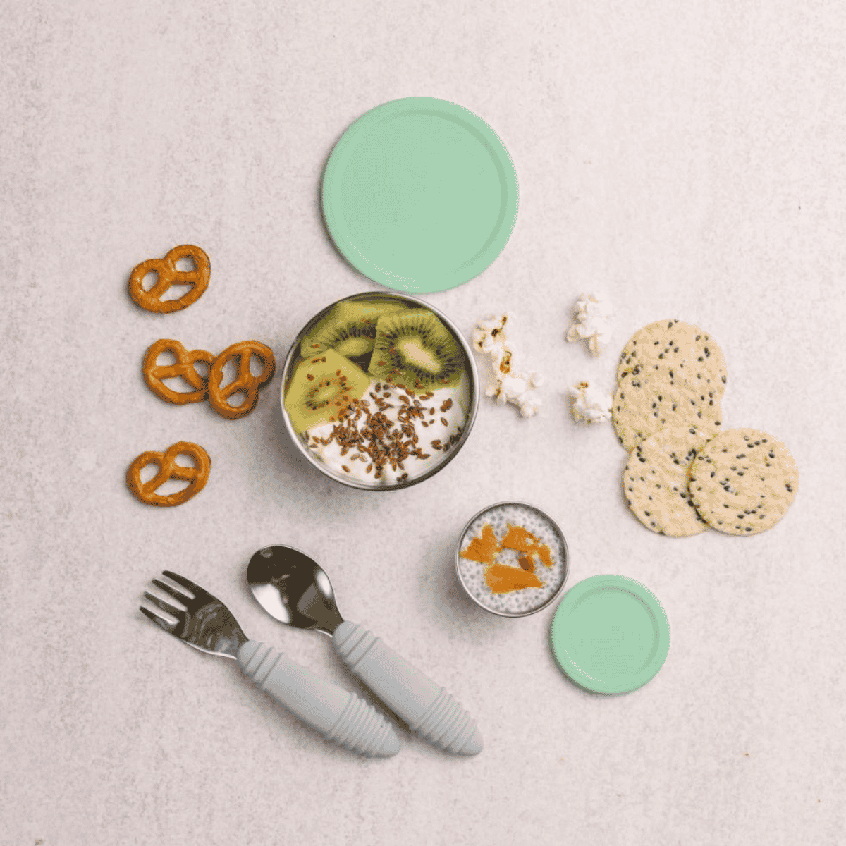 Nestling -  Stainless Steel Lunchbox Dipper Set