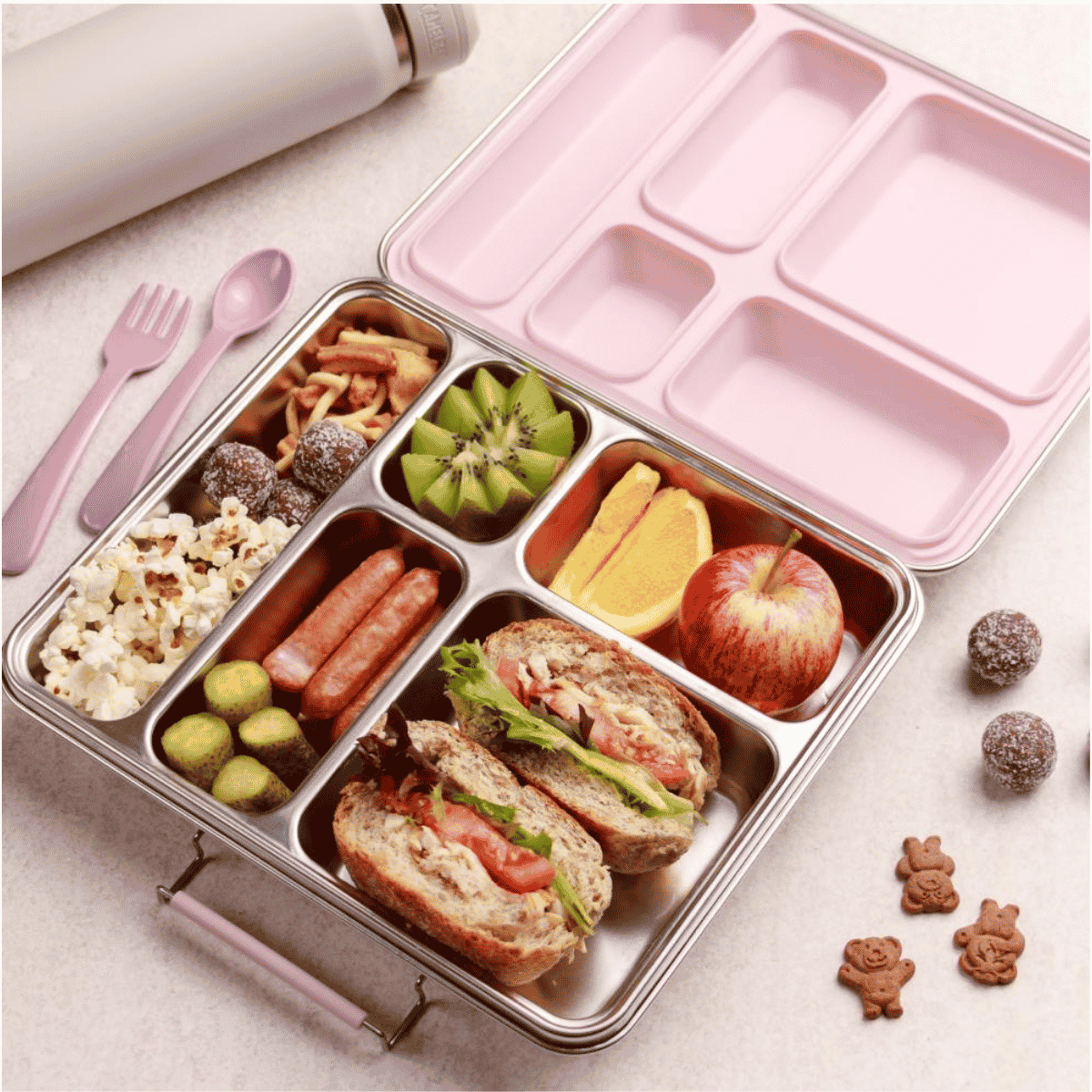 Nestling -  Stainless Steel Jumbo Bento Box