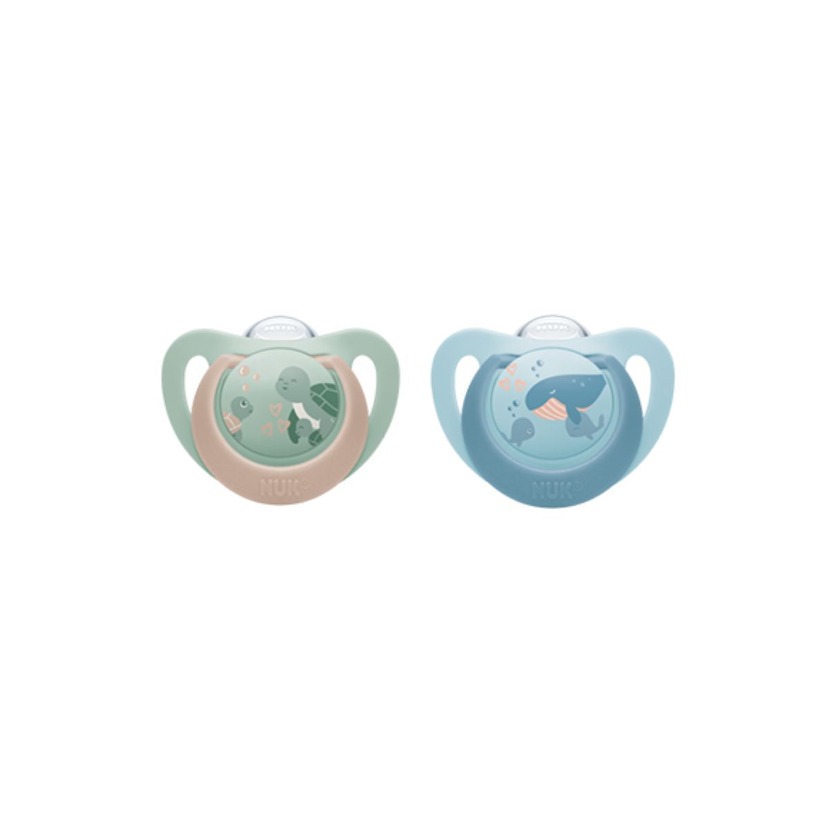 Nuk Silicone Soothers twin set 
