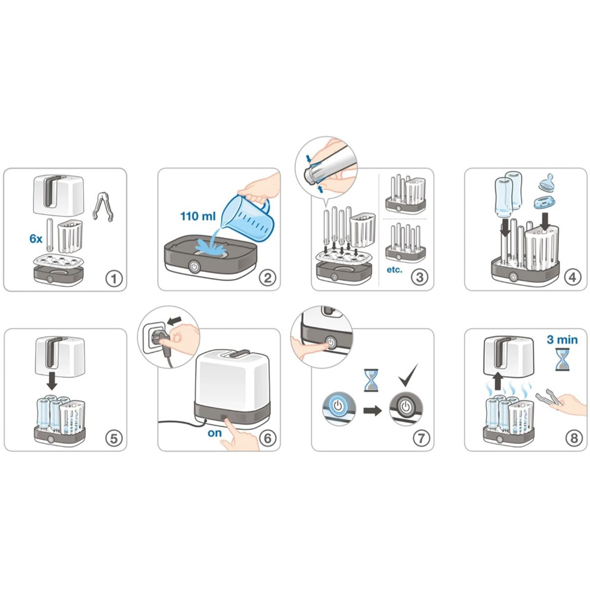 Nuk - Vario Express Steam Steriliser