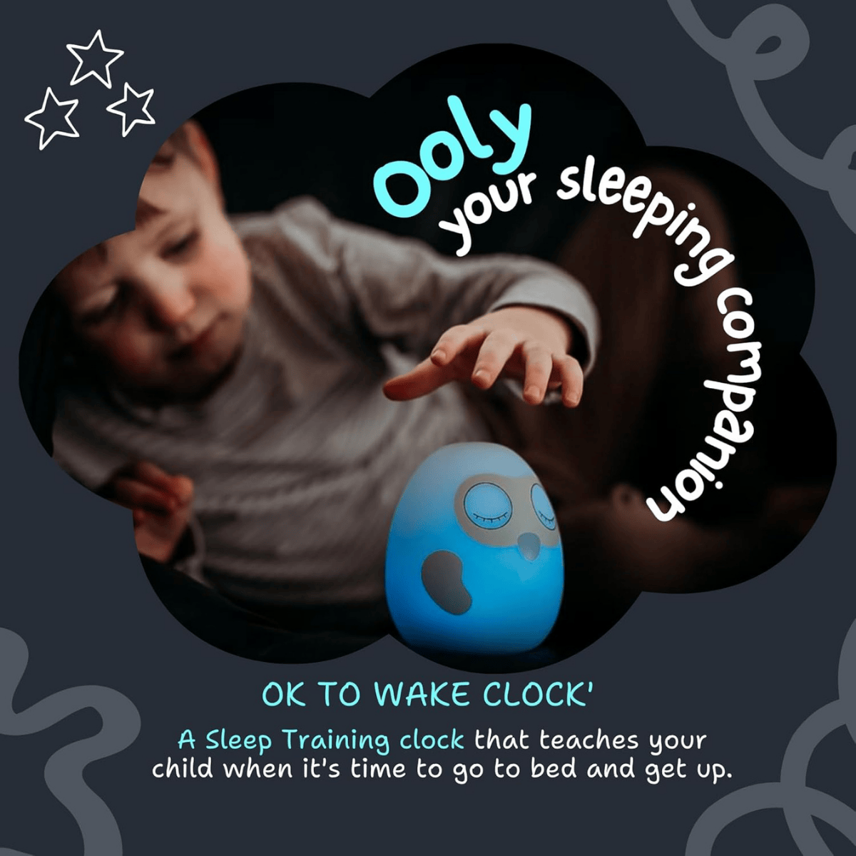 The Ooly Sleep Training Clock uses an intuitive app, allowing you to change colours of the nightlight and scheduled wake up times at a push of a button. 