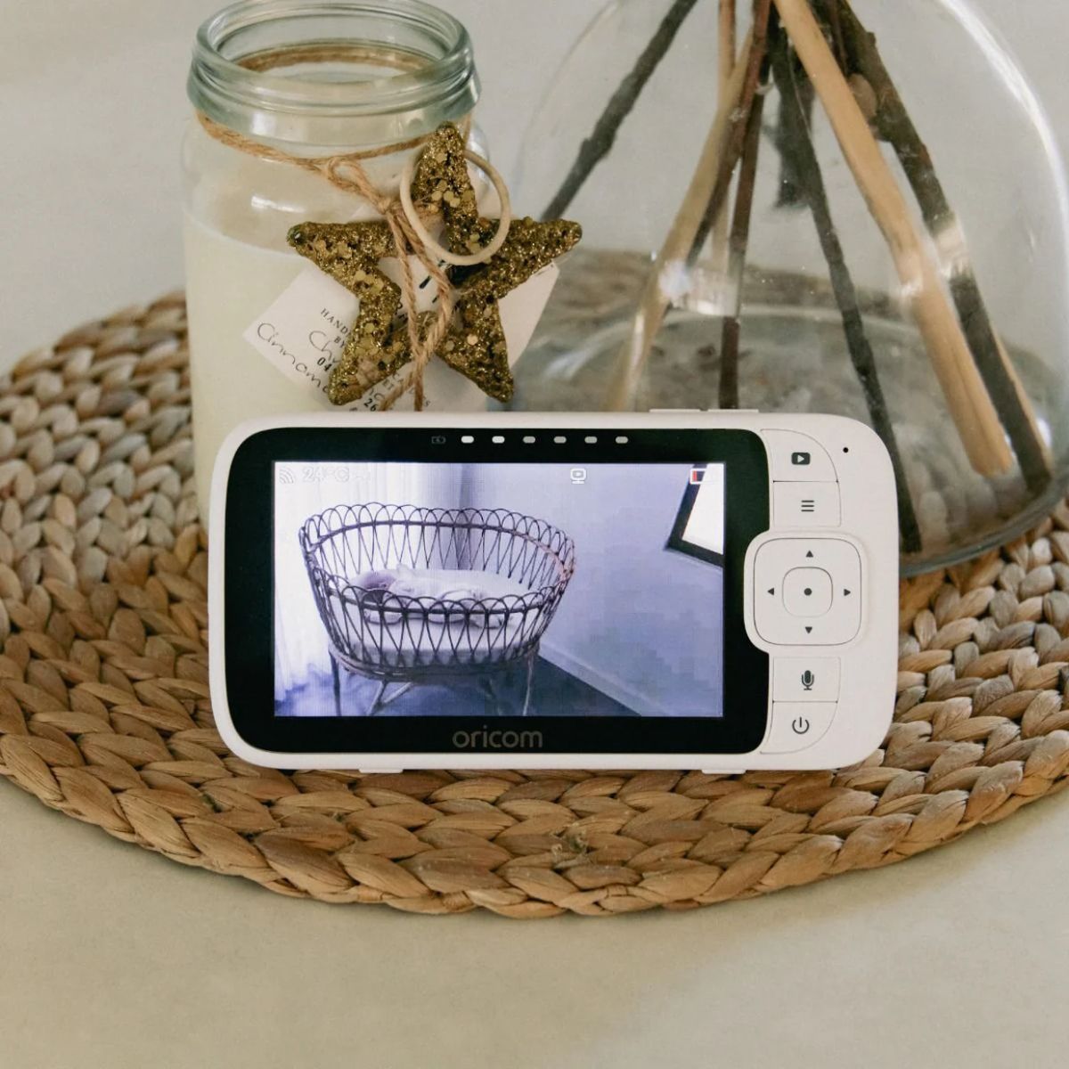 Oricom - 5" Smart HD Baby Monitor with Nightlight