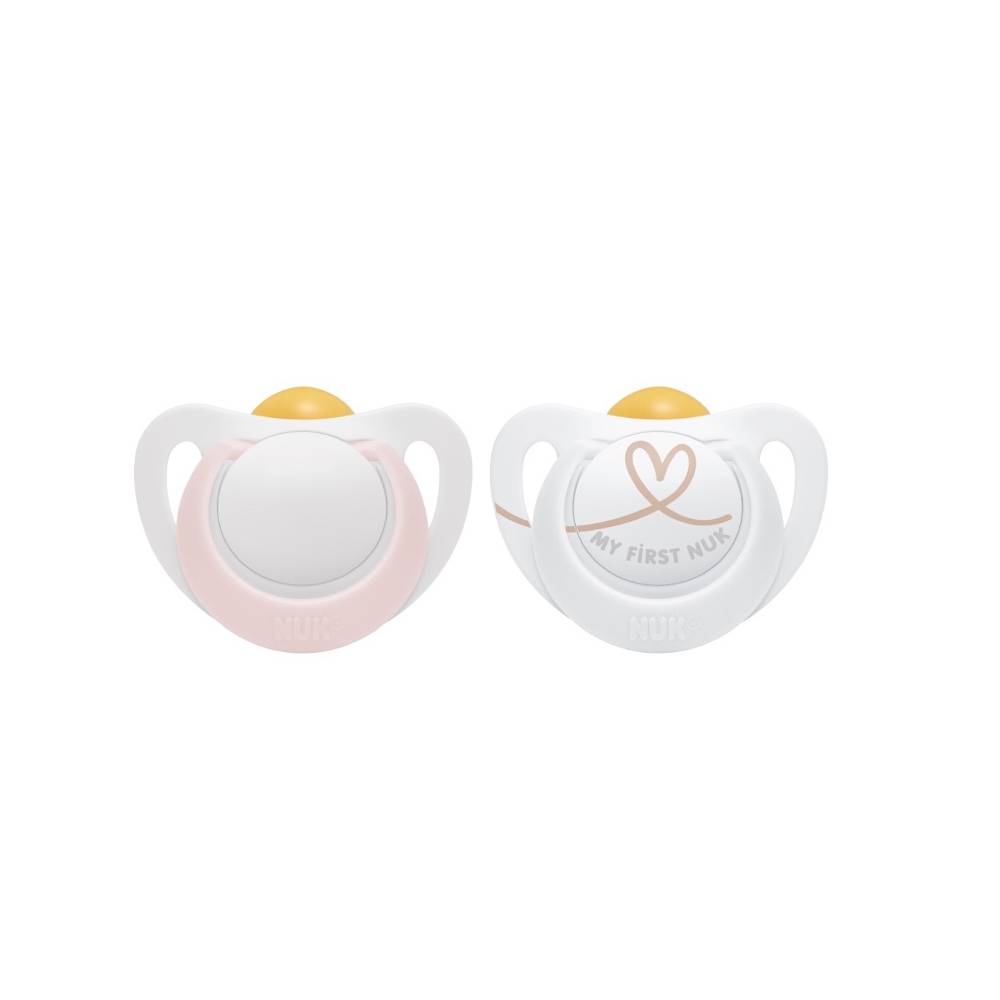 NUK Star Latex Soother Twin Pack