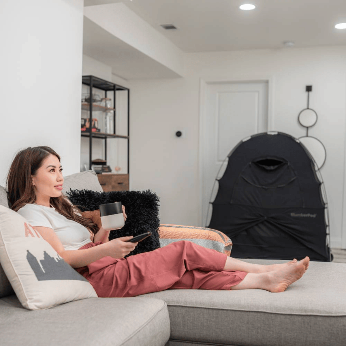 The SlumberPod is the original patented blackout sleep tent for babies and toddlers, blocking out 95% of light.