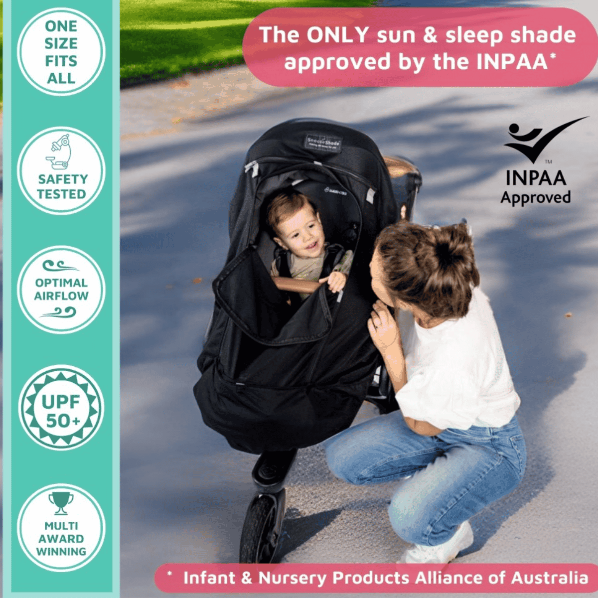 Snoozeshade Plus Extra Shade for Strollers 