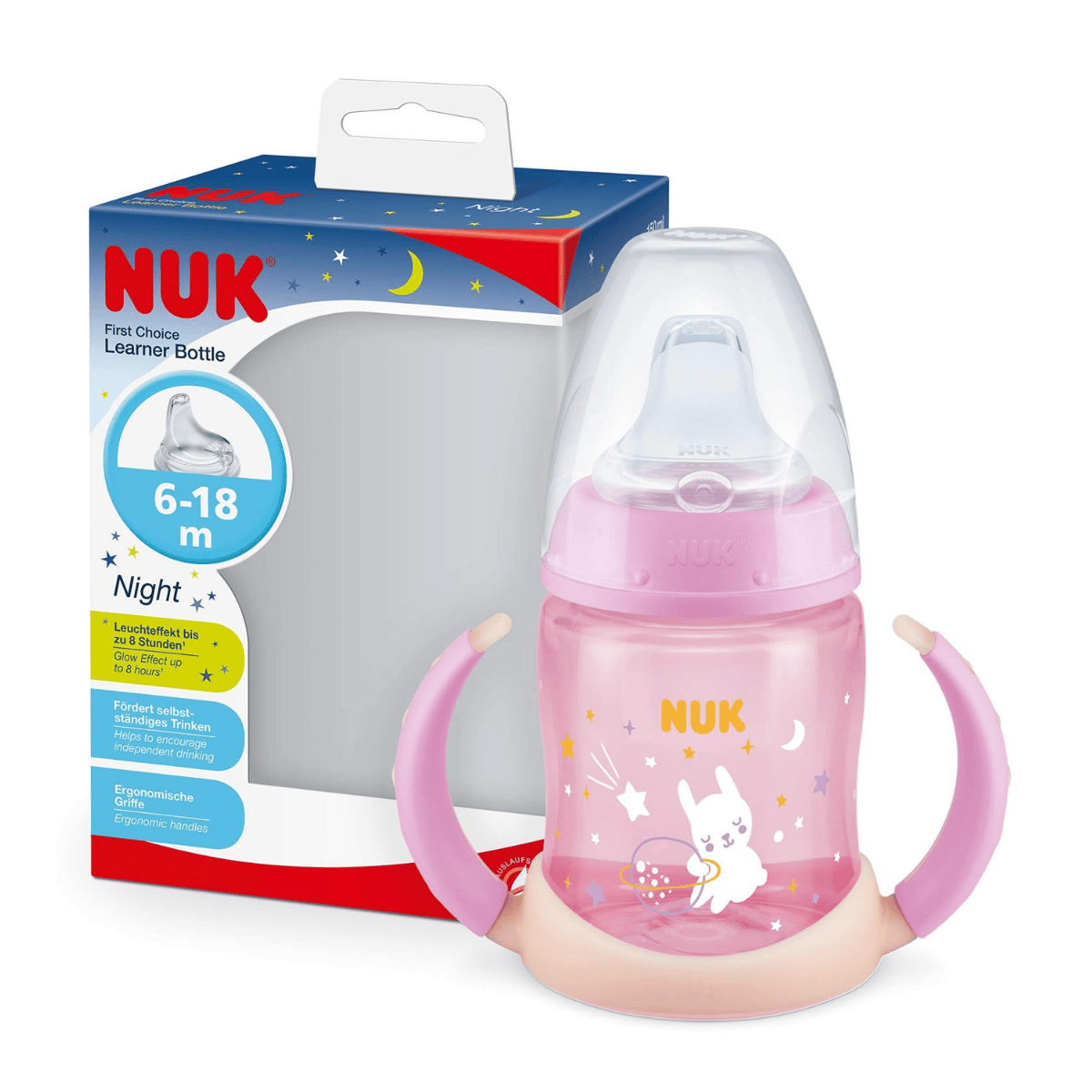 NUK - First Choice Learner Bottle Night Glow 150ml