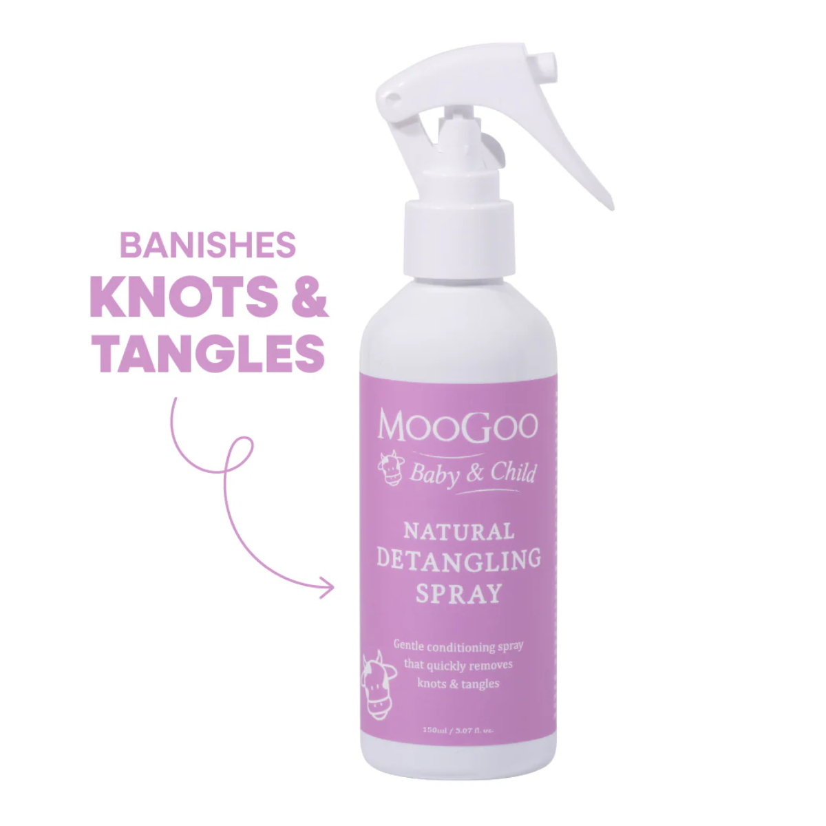 Moogoo - Natural Detangling Spray 150ml