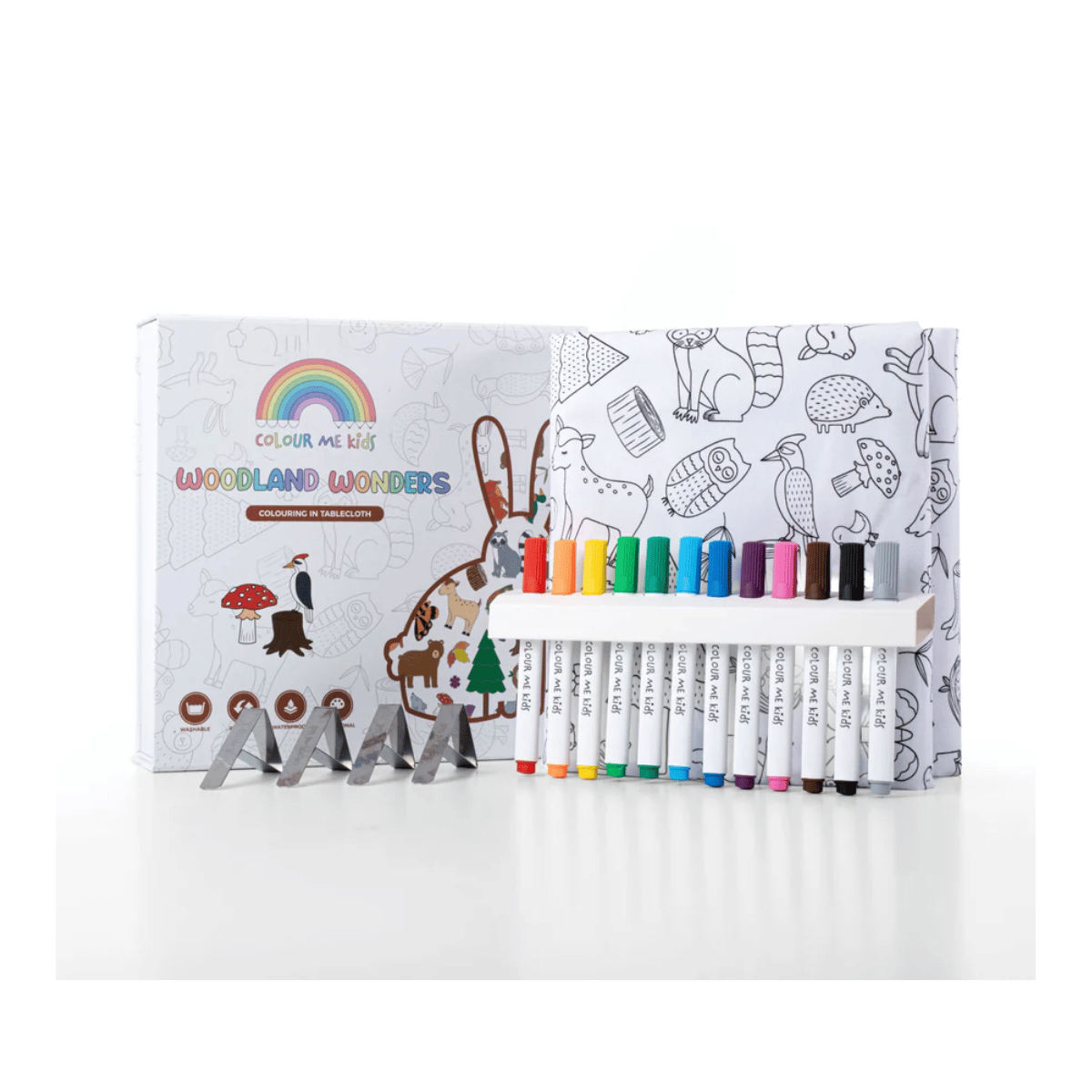 Colour Me Kids - Washable Colouring In Tablecloth Set