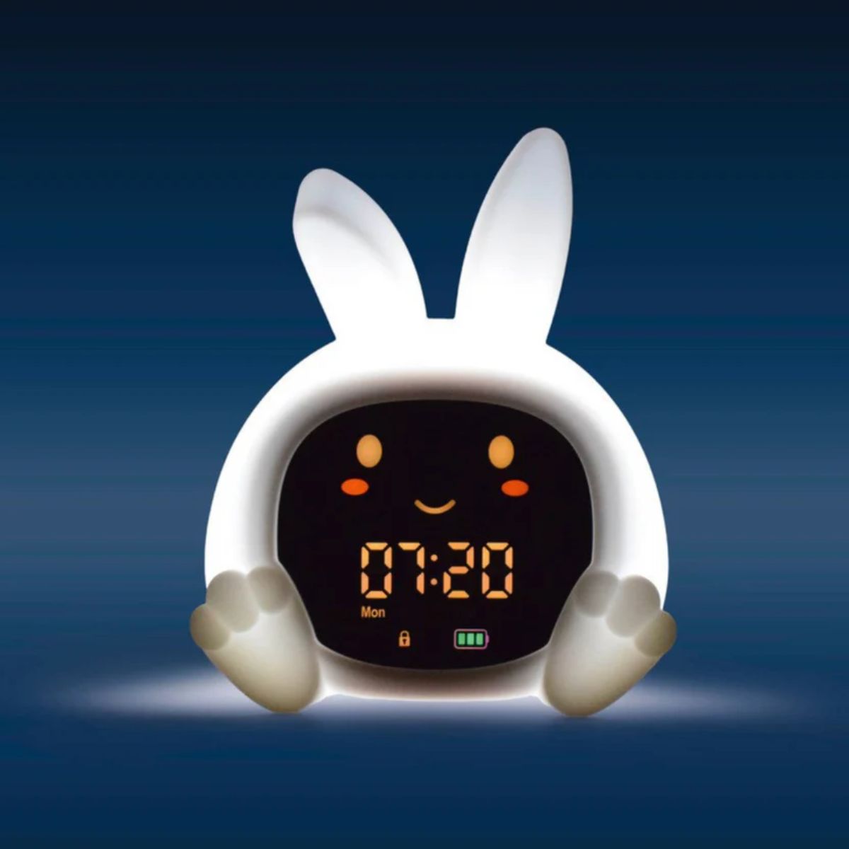 Sarah the ZAZU Sleep Trainer Clock uses colour, sound, and gentle movement to guide children toward healthy sleep habits and calmer mornings for everyone.